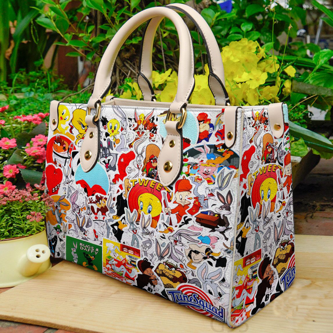 Tweety Bird A2 Leather Handbag 1 Tweety Bird A2 Leather Handbag