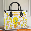 Tweety Bird A4 Leather Handbag