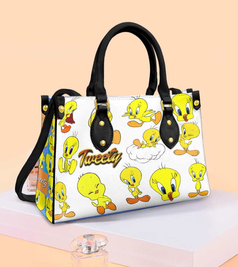 Tweety Bird A5 Leather Handbag 1 Tweety Bird A5 Leather Handbag