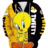 Tweety Bird Funny 1 Hoodie Zip Hoodie 3D