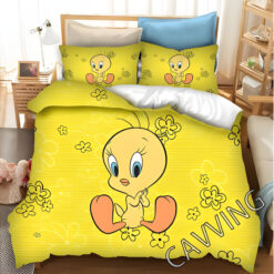 Tweety Bird Funny 4 Bedding Set