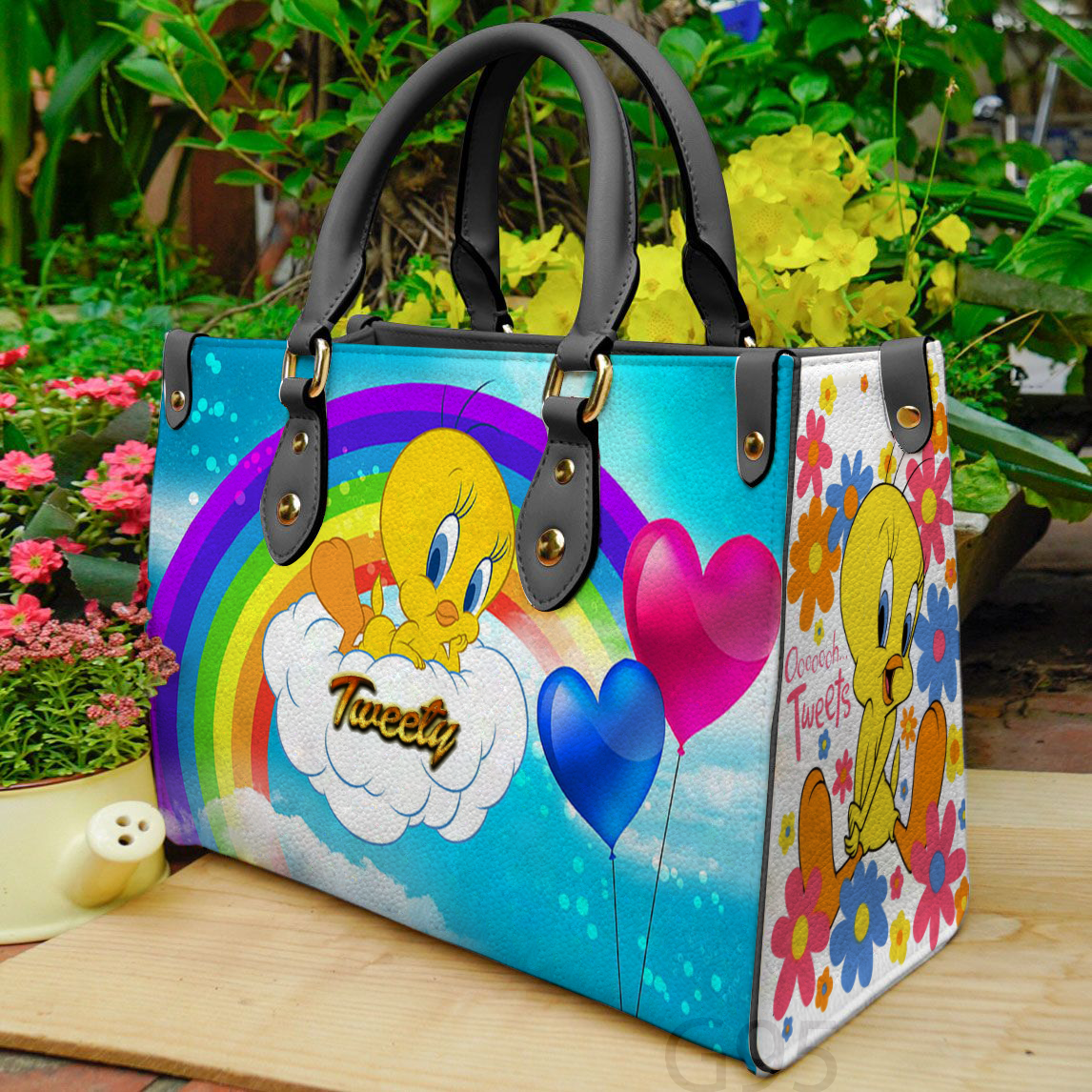 Tweety Bird Leather Handbag 1 Tweety Bird Leather Handbag