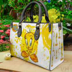 Tweety Bird Lover I0 Leather Handbag