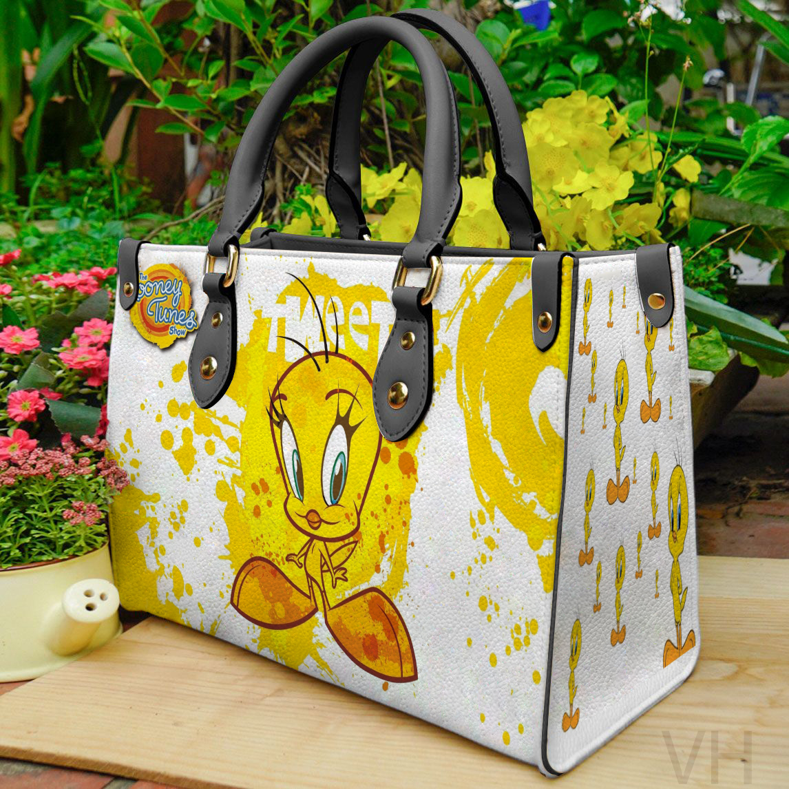 Tweety Bird Lover I0 Leather Handbag 1 Tweety Bird Lover I0 Leather Handbag