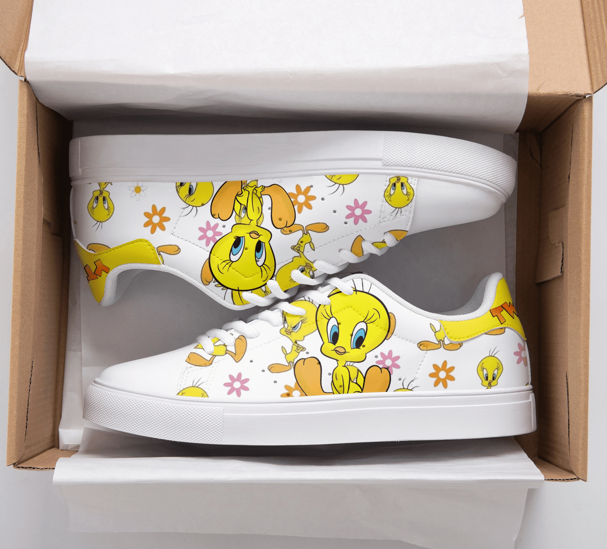 Tweety Bird Stan Smith Shoes 1 Tweety Bird Stan Smith Shoes