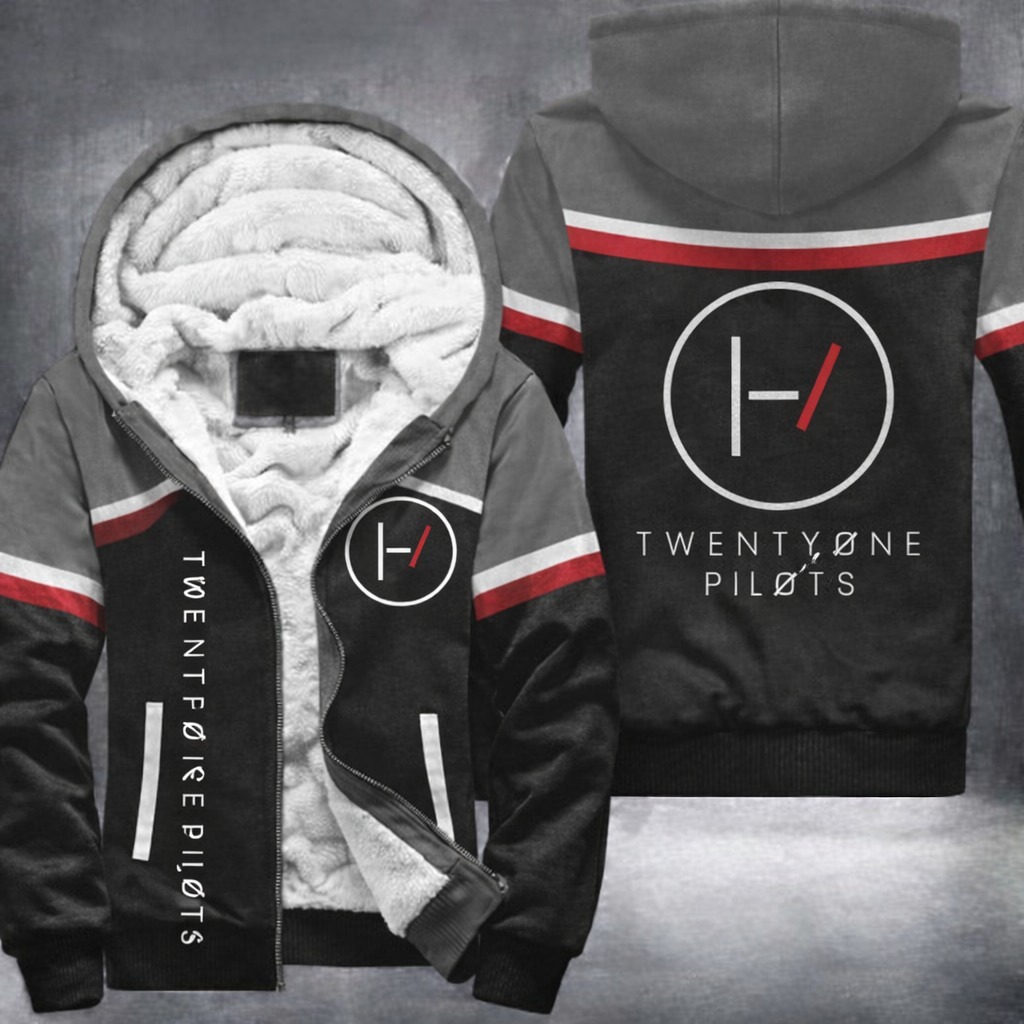 Twenty One Pilots Fleece Jacket 1 Twenty One Pilots Fleece Jacket