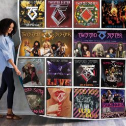 Twisted Sister Band Blanket