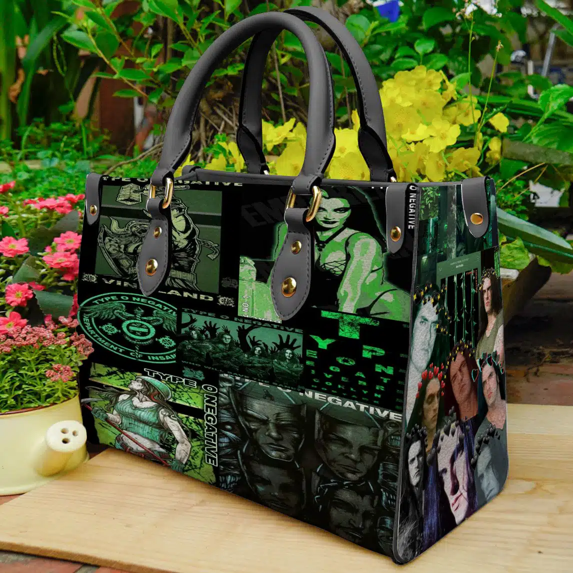 Type O Negative Leather Handbag 1 Type O Negative Leather Handbag