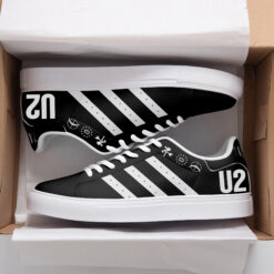 U2 Band Black Love Stan Smith Shoes