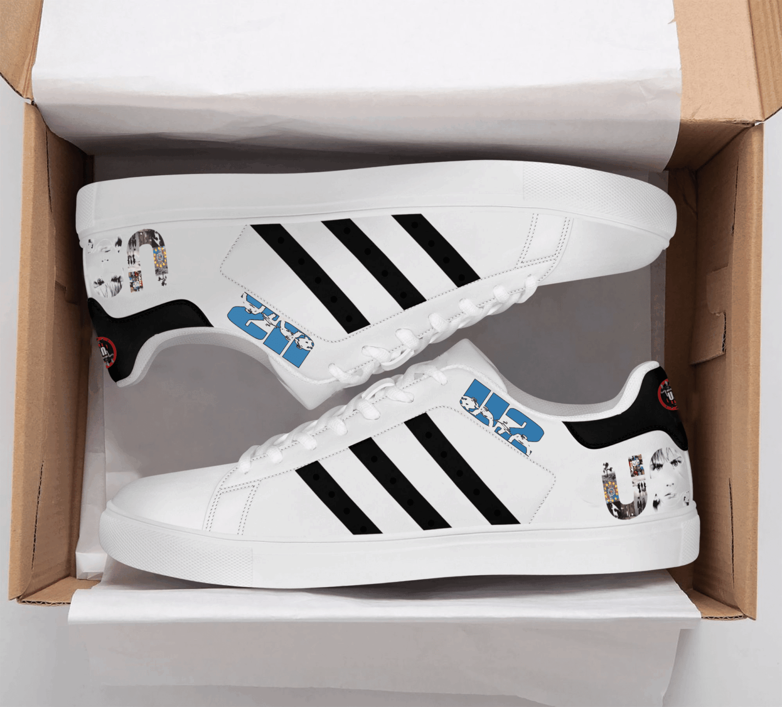U2 Band Lover Stan Smith Shoes 1 U2 Band Lover Stan Smith Shoes