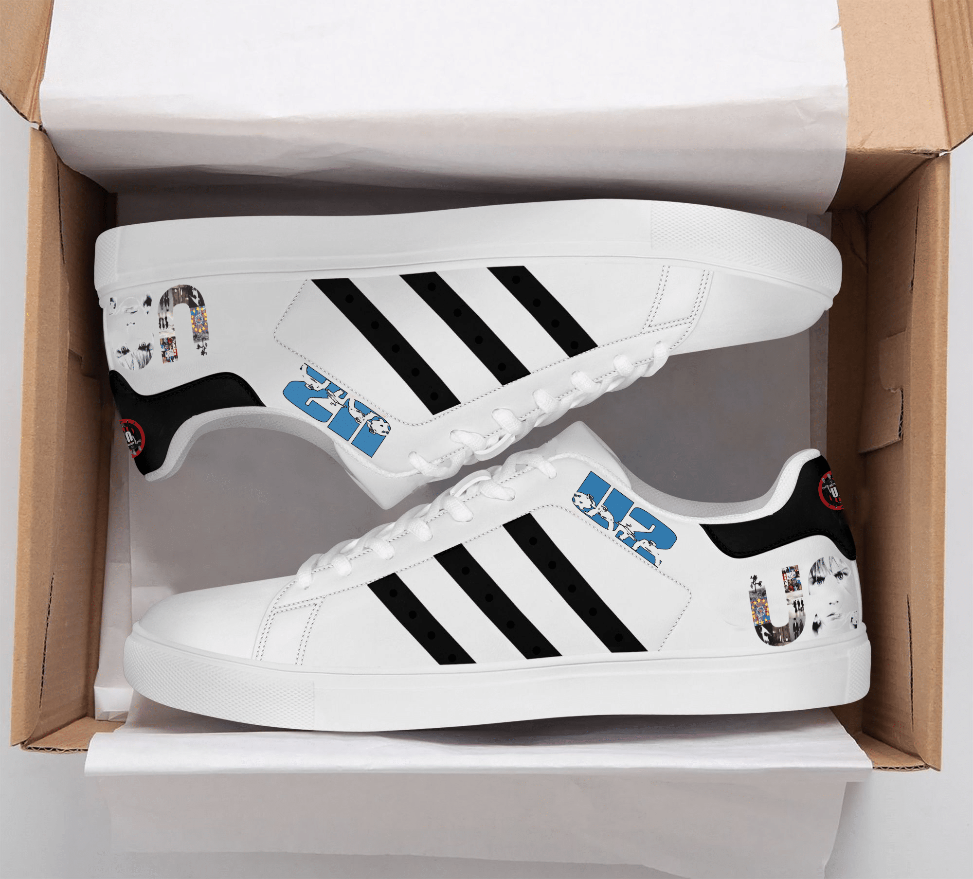 U2 Band Lover Stan Smith Shoes 1 U2 Band Lover Stan Smith Shoes