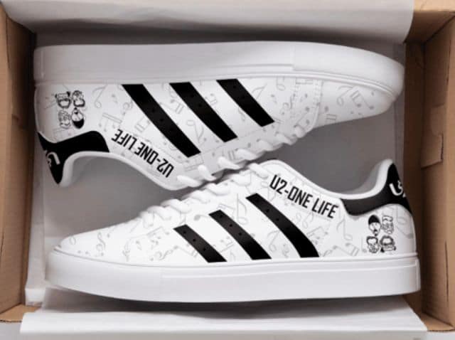 U2 Band Stan Smith Shoes 1 U2 Band Stan Smith Shoes