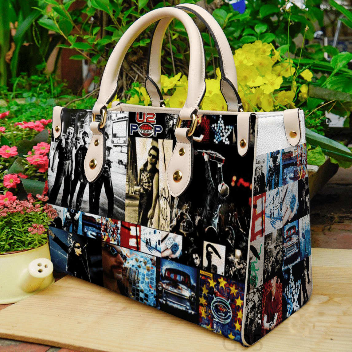 U2 Love 1G Leather Handbag 1 U2 Love 1G Leather Handbag
