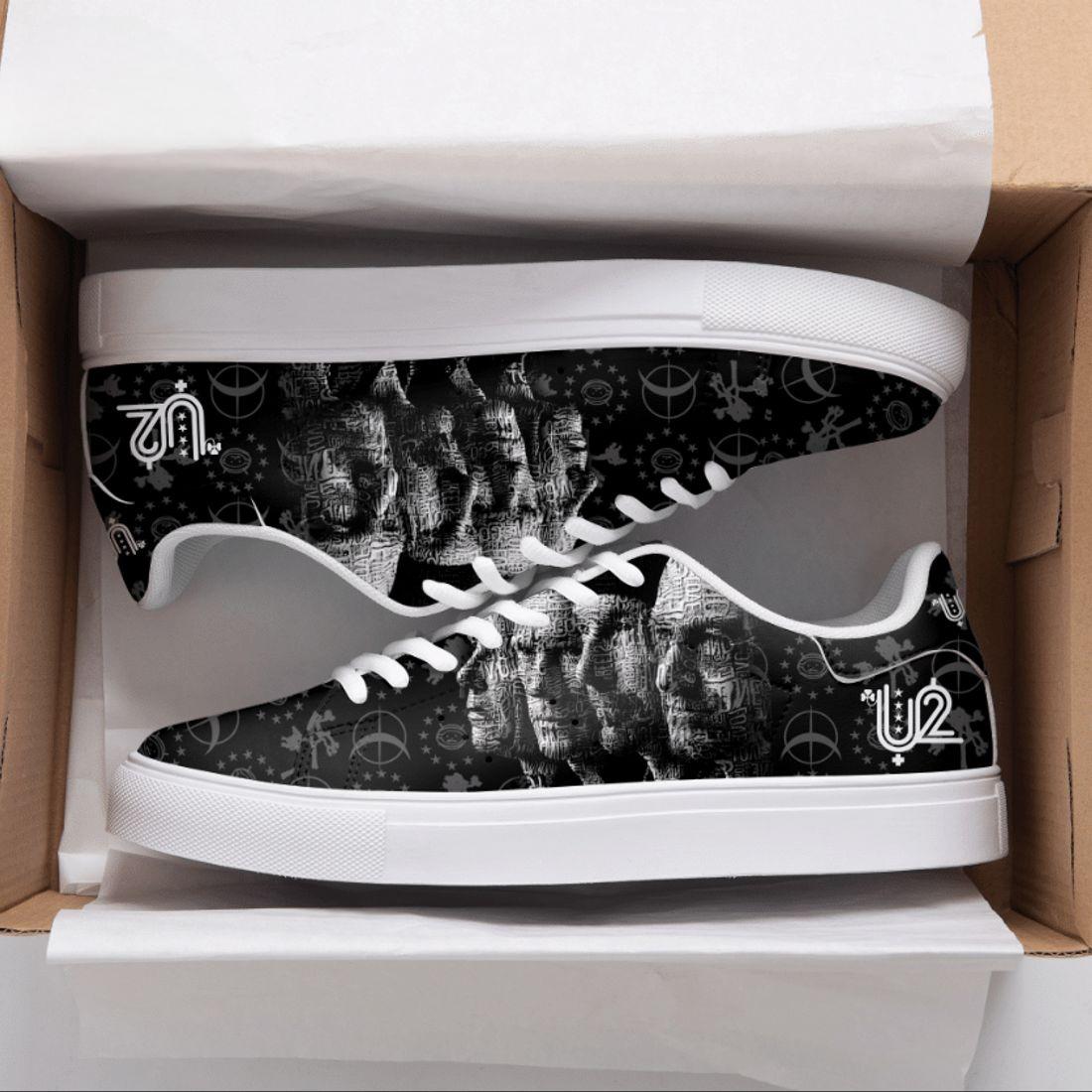 U2 Rock Band Style Stan Smith Shoes Low Top Shoes 1 U2 Rock Band Style Stan Smith Shoes Low Top Shoes