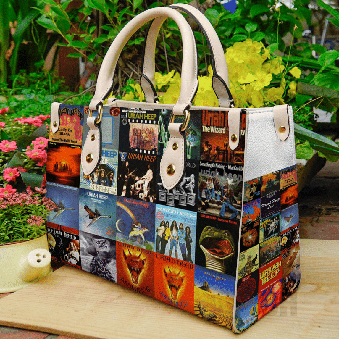 Uriah Heep Leather Handbag 1 Uriah Heep Leather Handbag