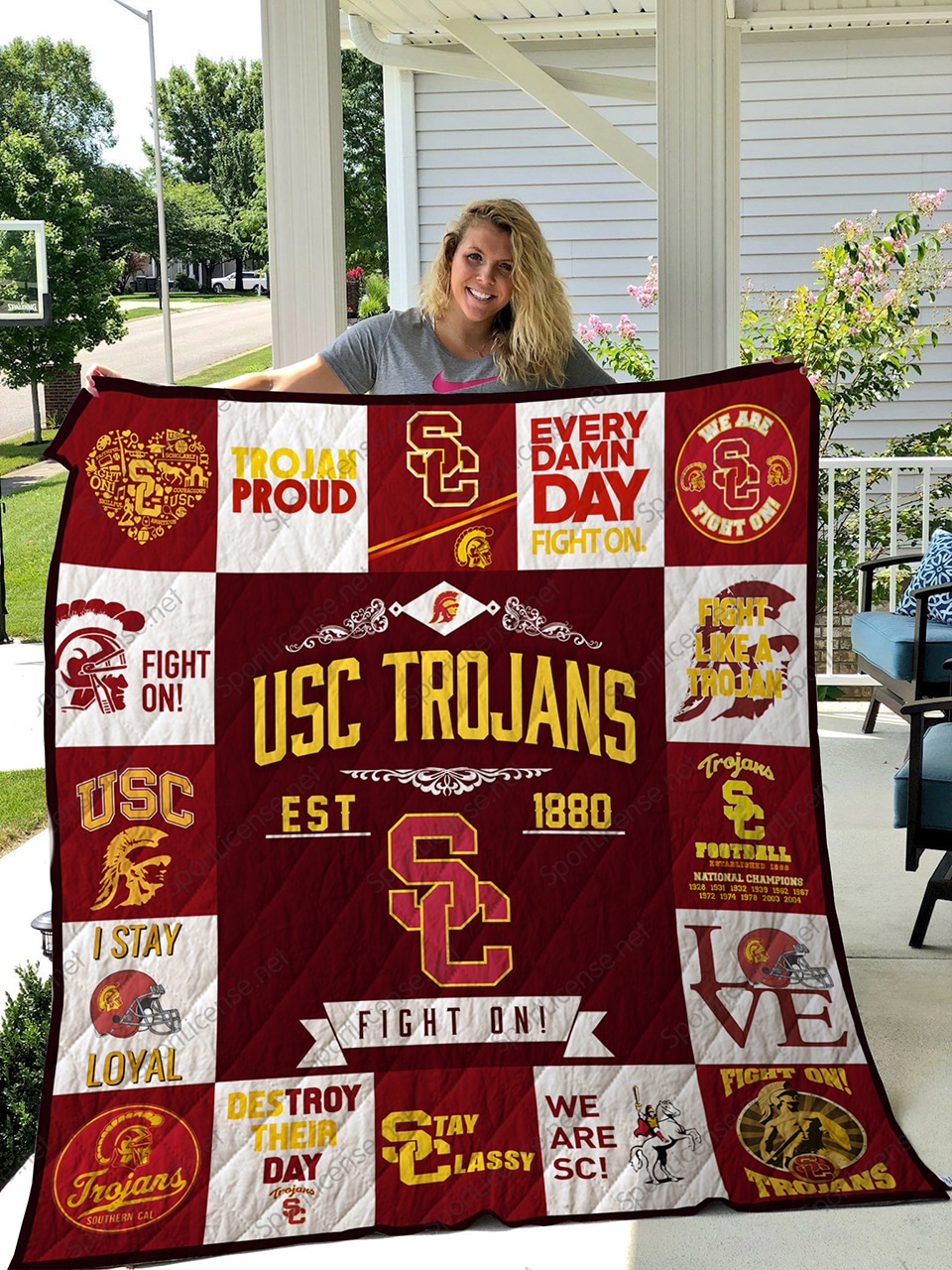 Usc Trojans Blanket 1 Usc Trojans Blanket