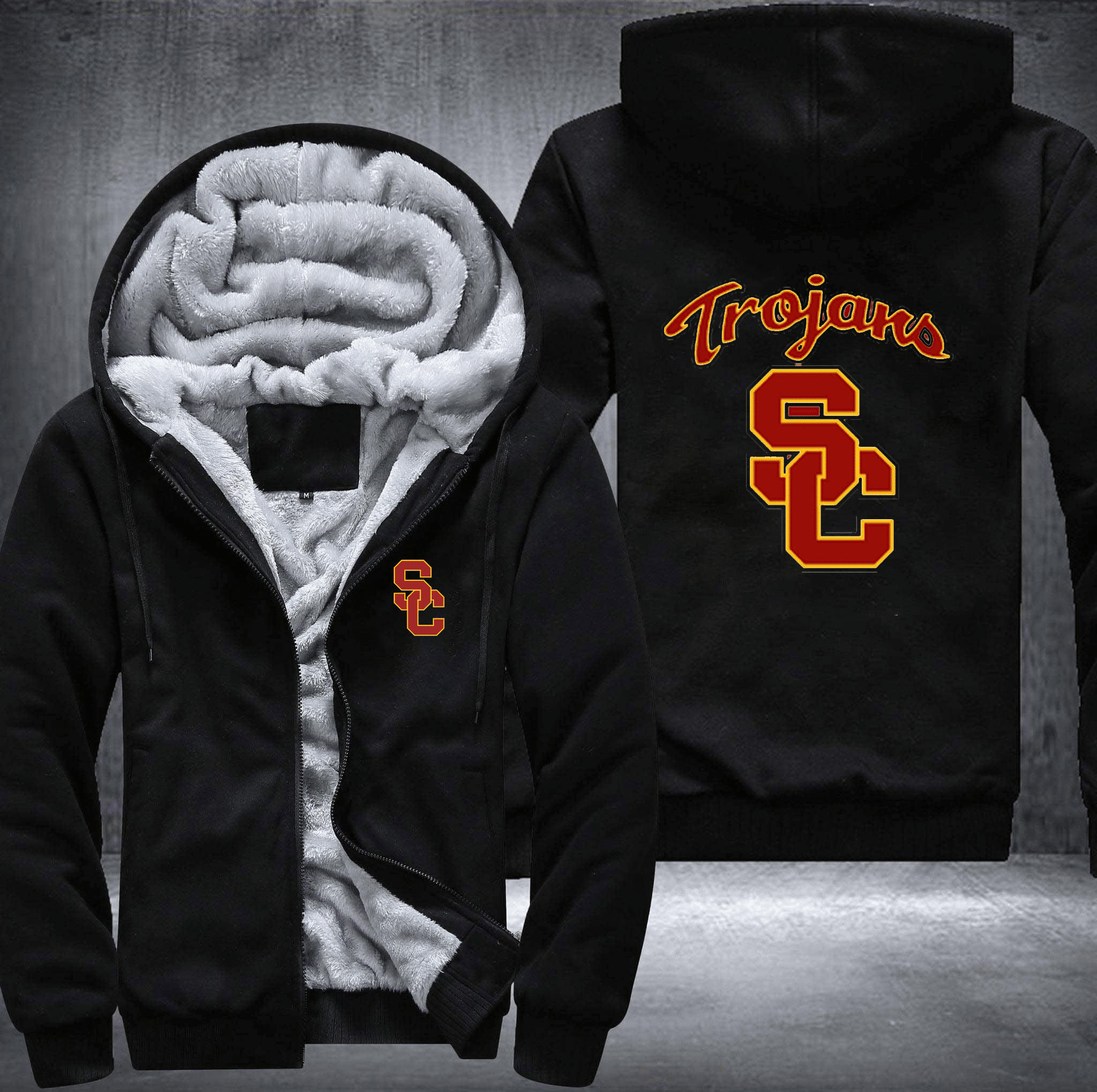 Usc Trojans Fleece Jacket 1 Usc Trojans Fleece Jacket