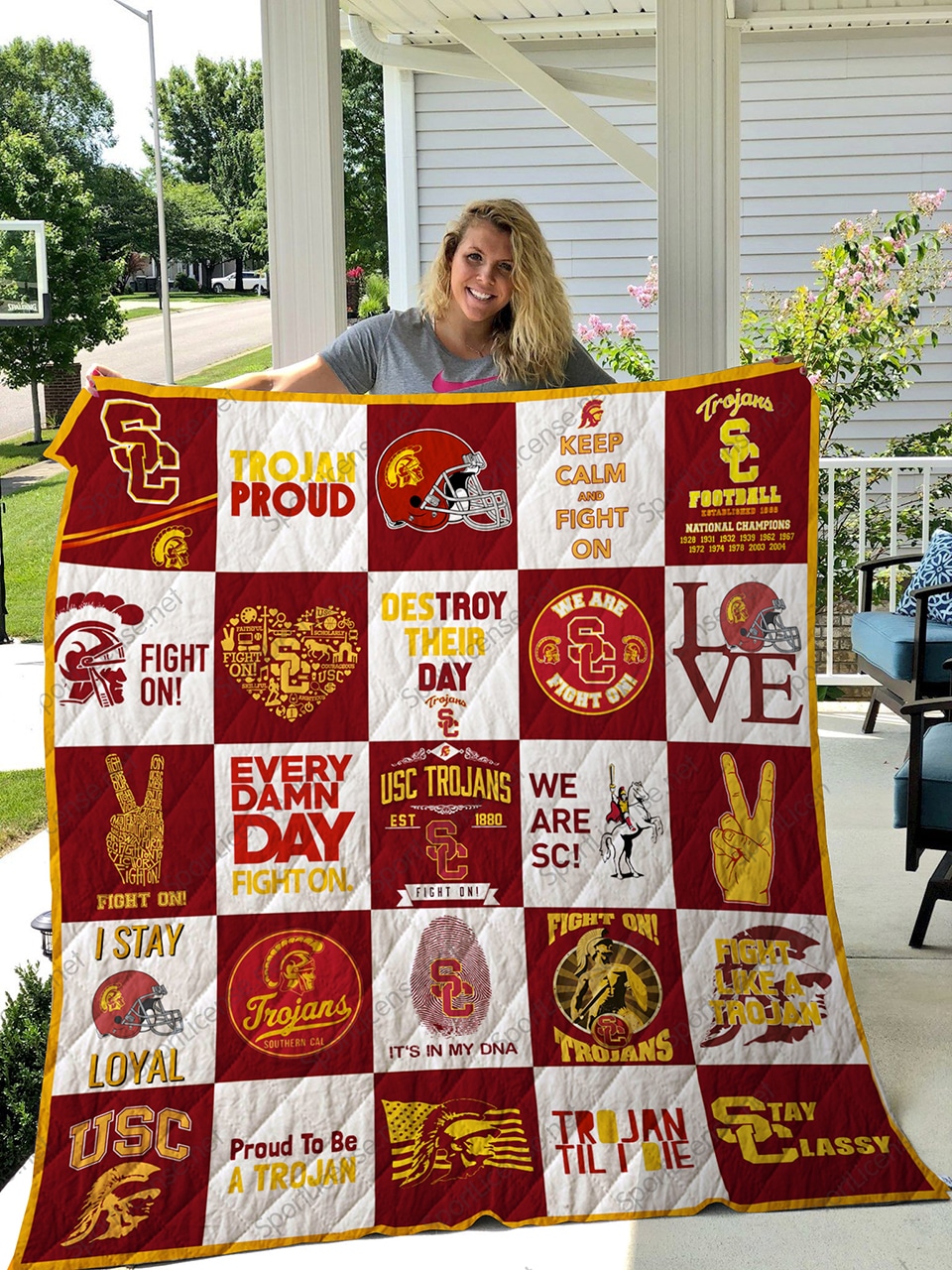 Usc Trojans Lover Blanket 1 Usc Trojans Lover Blanket