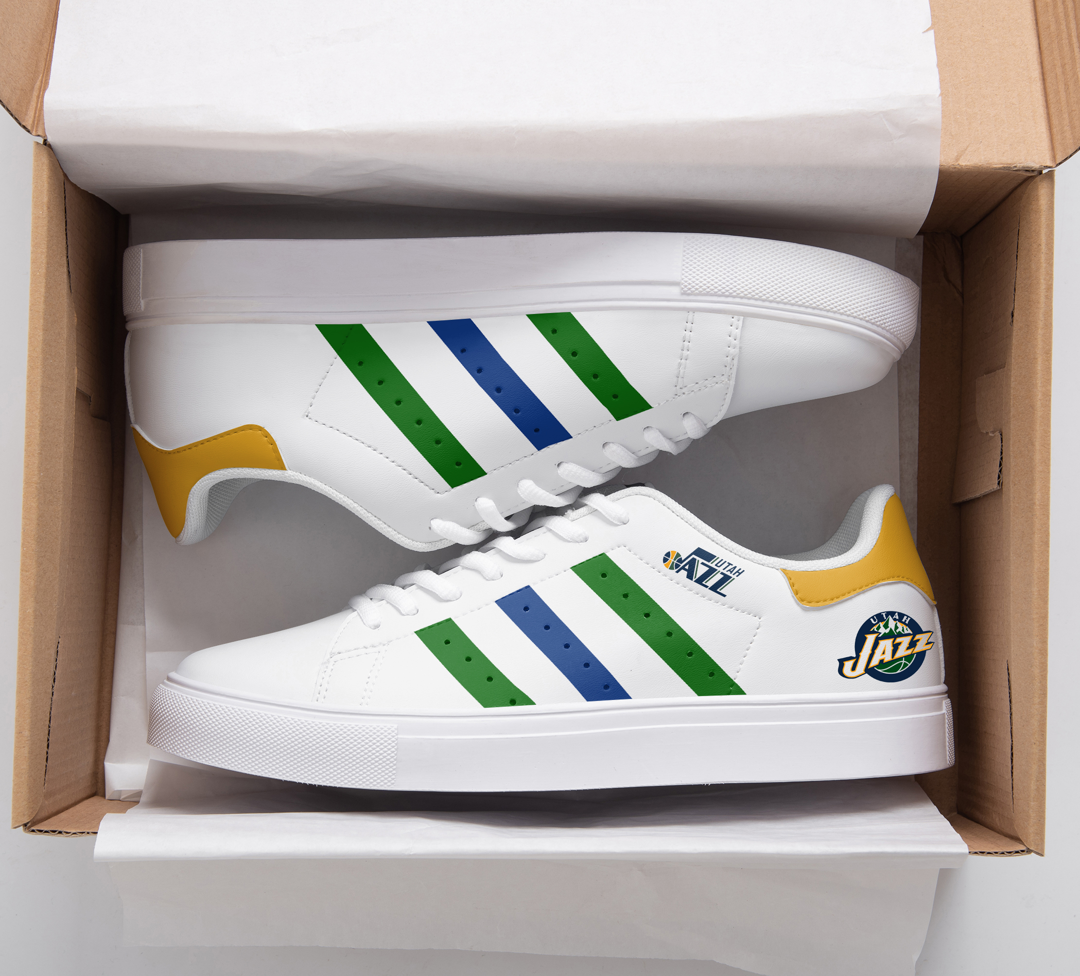 Utah Jazz Stan Smith Shoes 1 Utah Jazz Stan Smith Shoes