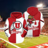 Utah Utes 1 Hoodie Zip Hoodie 3D