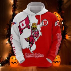 Utah Utes 2 Hoodie Zip Hoodie 3D