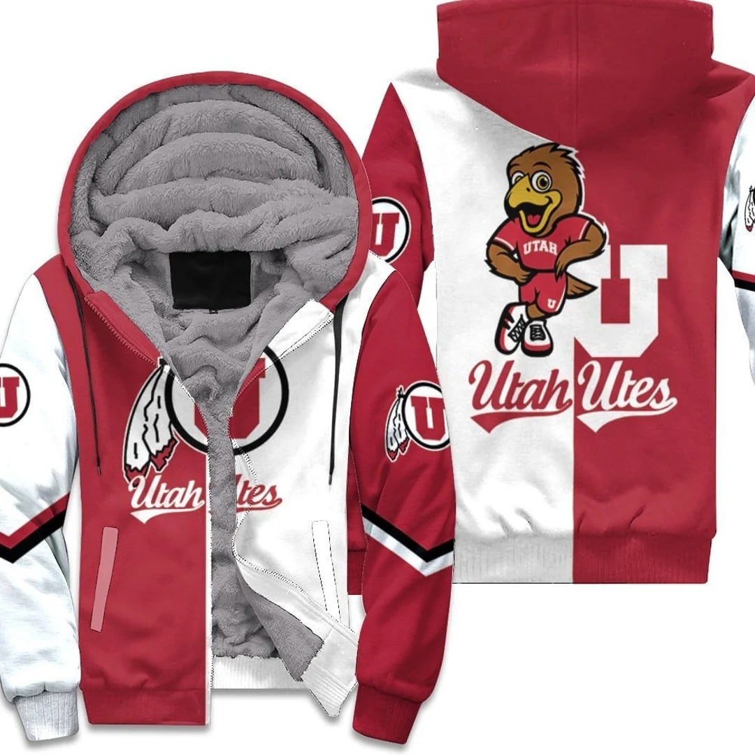 Utah Utes Fleece Jacket 1 Utah Utes Fleece Jacket