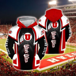 Utah Utes Hoodie Zip Hoodie 3D