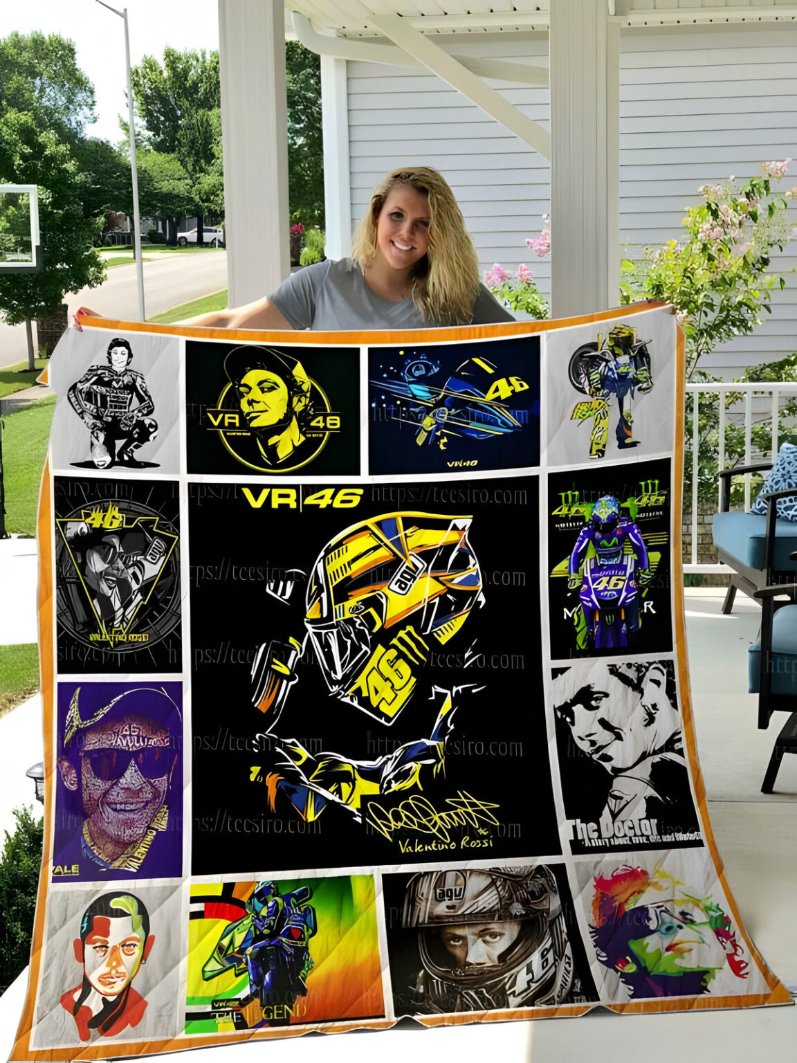 Valentino Rossi 46 A1 Blanket 1 Valentino Rossi 46 A1 Blanket