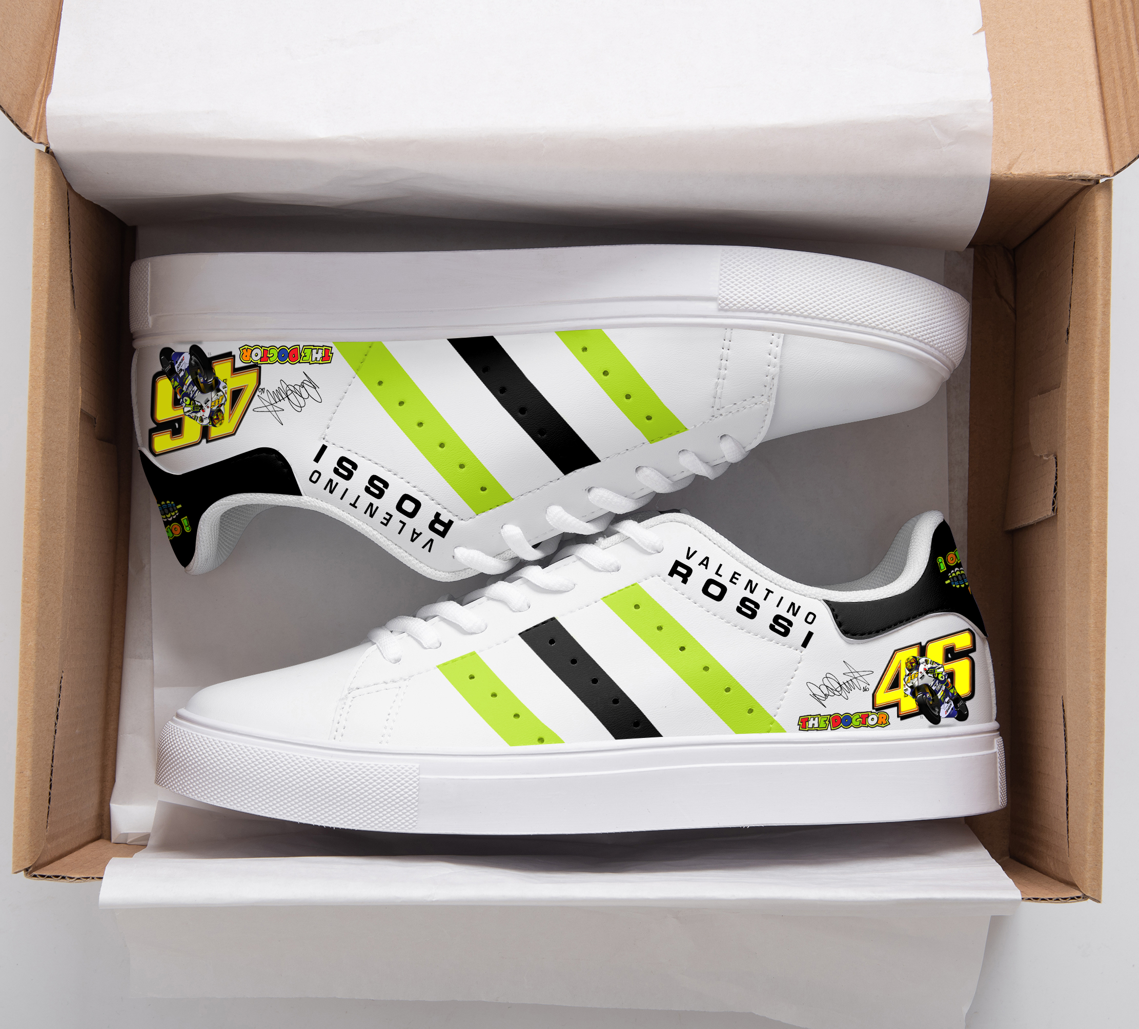 Valentino Rossi A1 Stan Smith Shoes 1 Valentino Rossi A1 Stan Smith Shoes