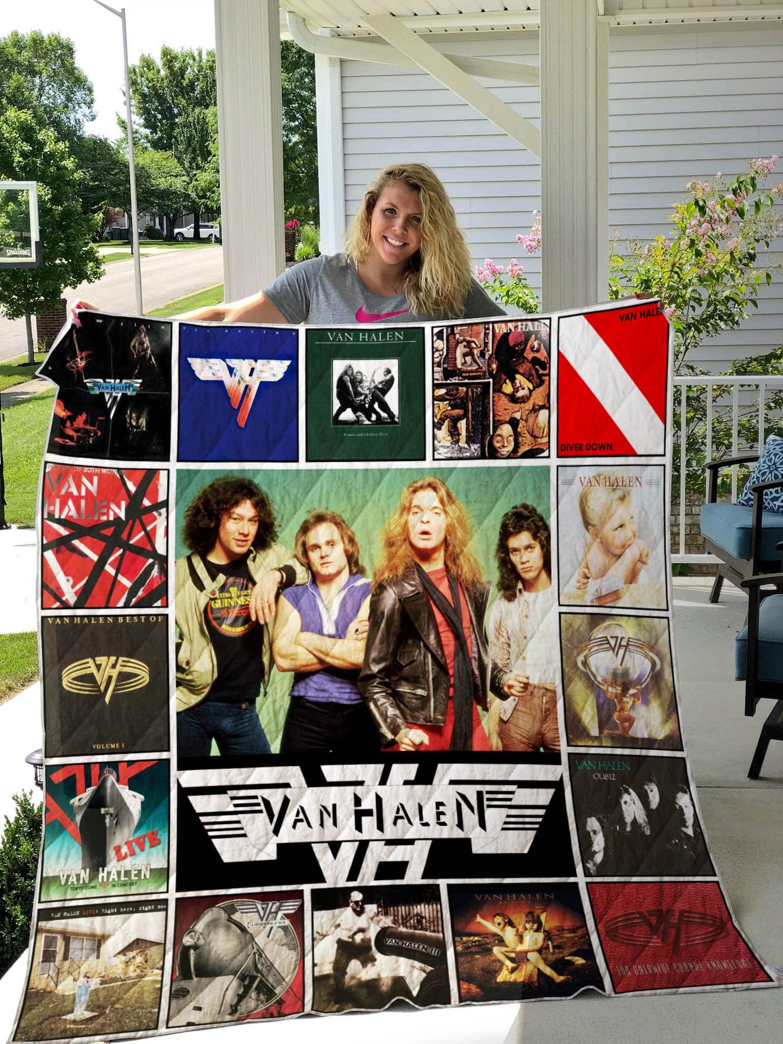 Van Halen Band Blanket 1 Van Halen Band Blanket