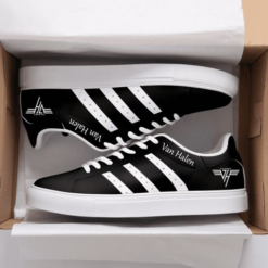 Van Halen Black Stan Smith Shoes