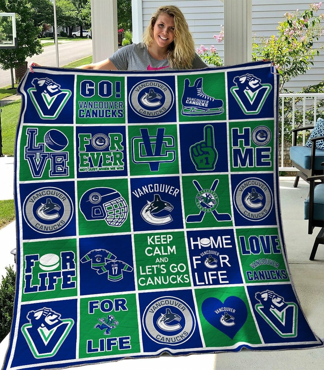 Vancouver Canucks 1 Blanket 1 Vancouver Canucks 1 Blanket