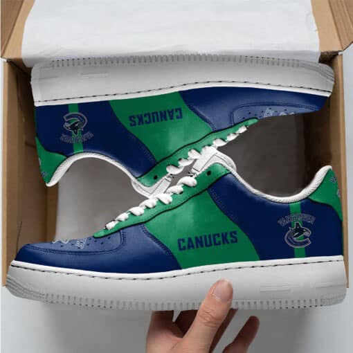 Vancouver Canucks Air Force Shoes 1 Vancouver Canucks Air Force Shoes