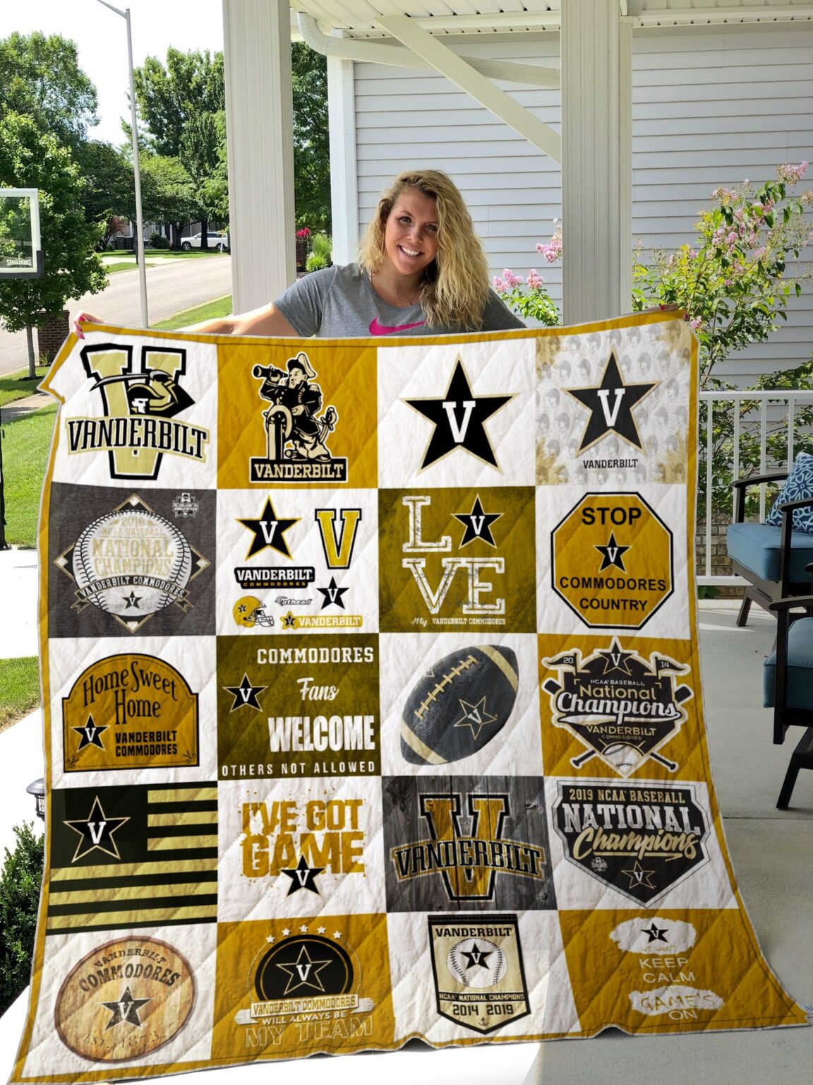 Vanderbilt Commodores Blanket 1 Vanderbilt Commodores Blanket