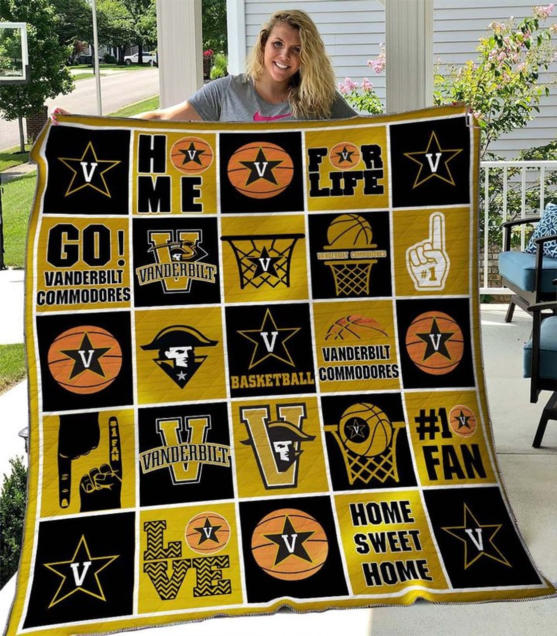 Vanderbilt Commodores Lover Blanket 1 Vanderbilt Commodores Lover Blanket