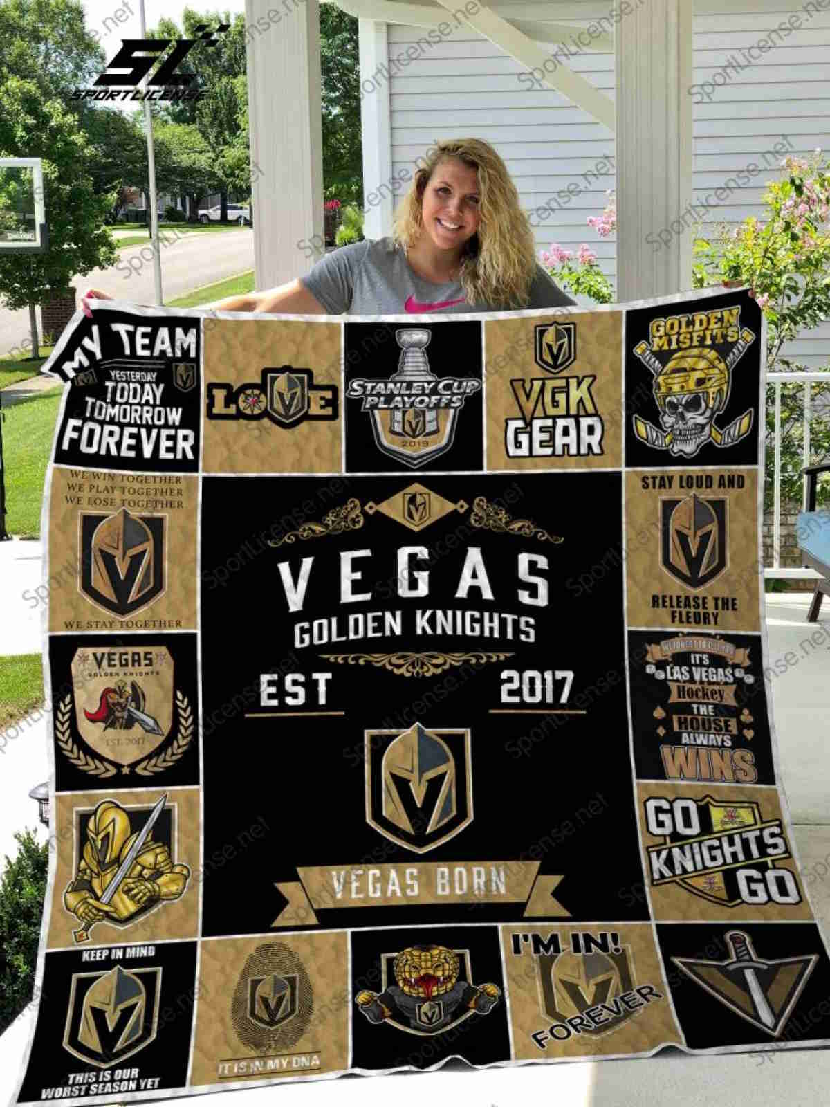 Vegas Golden Knights Blanket 1 Vegas Golden Knights Blanket