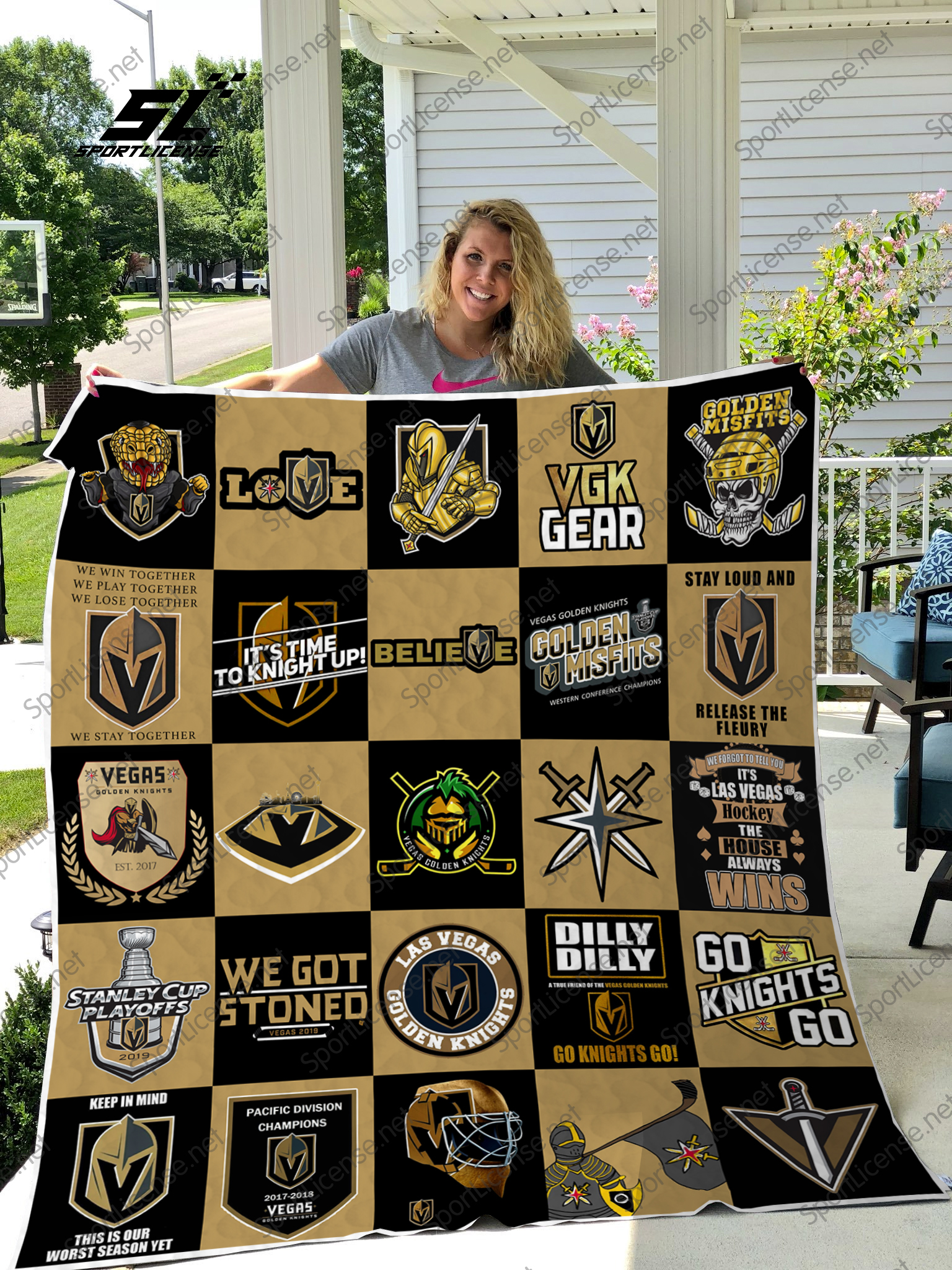 Vegas Golden Knights Blanket 1 Vegas Golden Knights Blanket