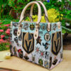 Vegas Golden Knights Leather Handbag