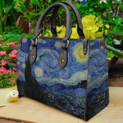 Vincent Van Gogh Leather Handbag