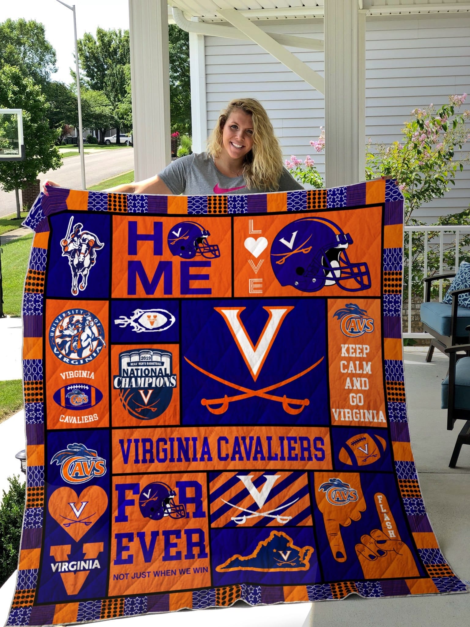 Virginia Cavalier Blanket 1 Virginia Cavalier Blanket
