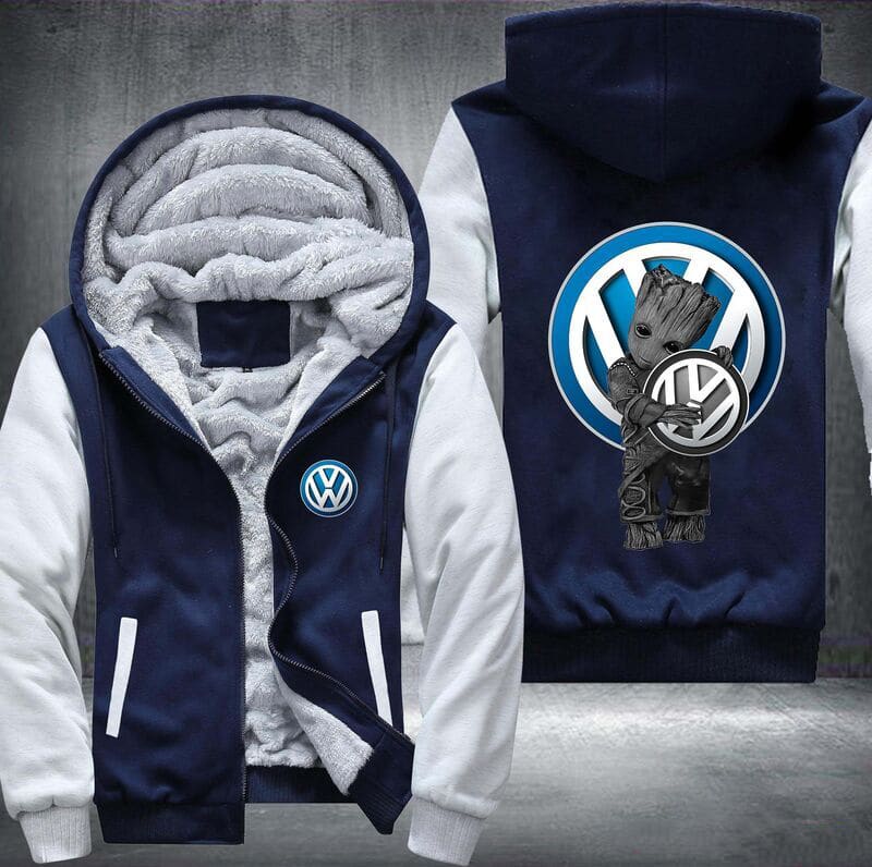 Volkswagen Blue Fleece Jacket 1 Volkswagen Blue Fleece Jacket