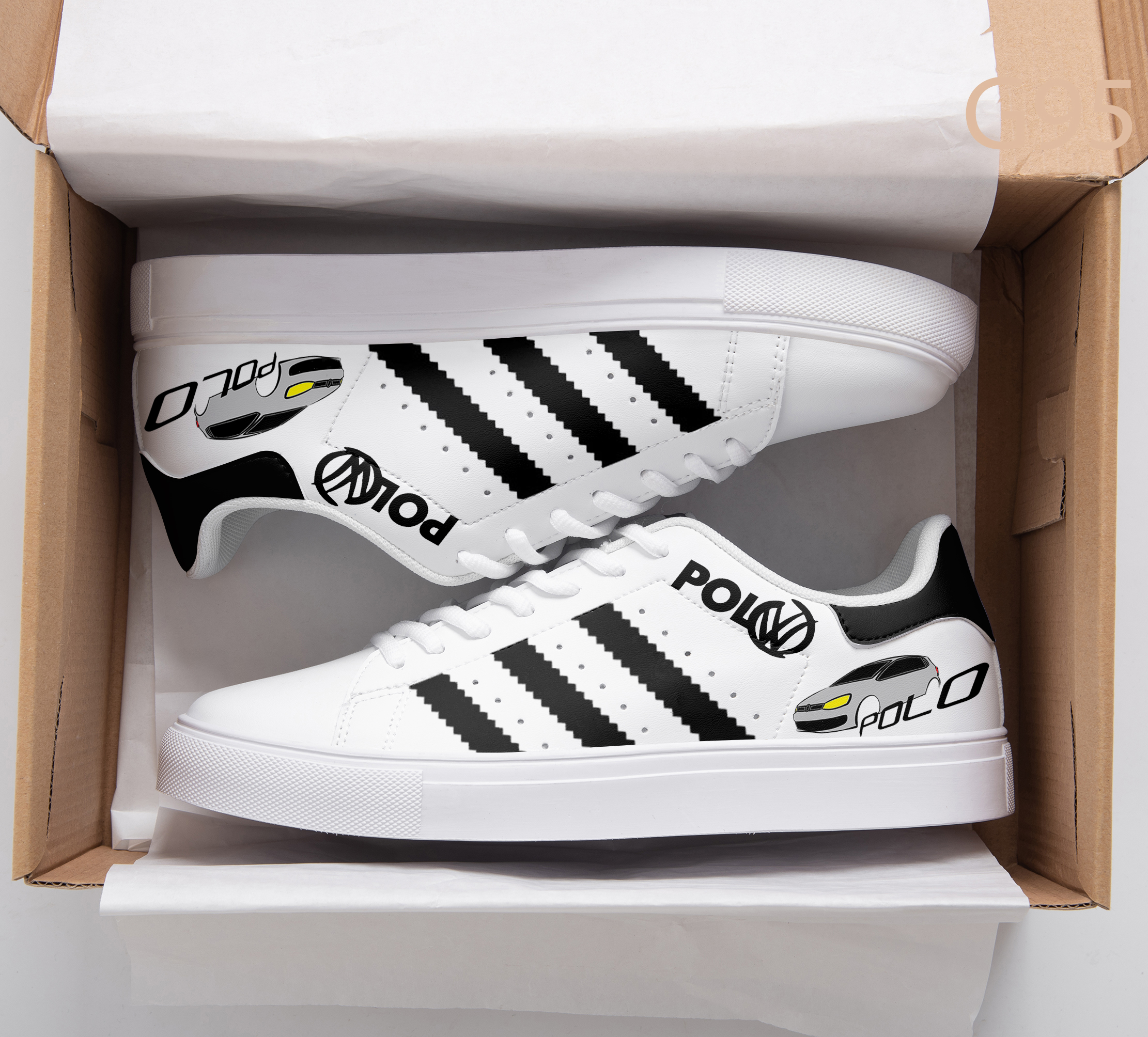 Volkswagen Polo Car Stan Smith Shoes 1 Volkswagen Polo Car Stan Smith Shoes