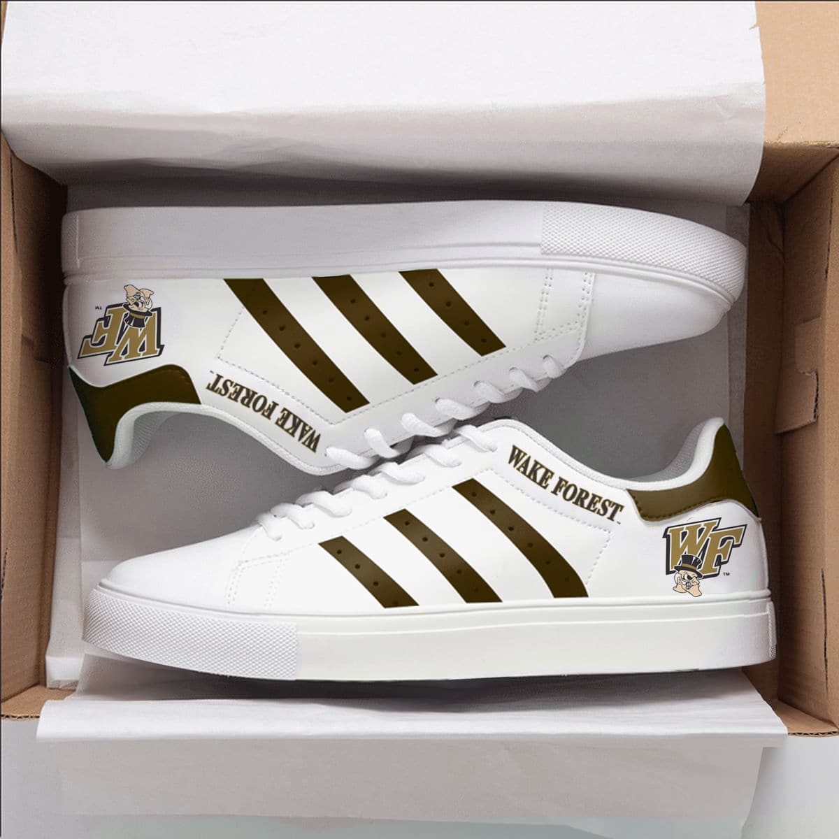 Wake Forest Demon Stan Smith Shoes 1 Wake Forest Demon Stan Smith Shoes