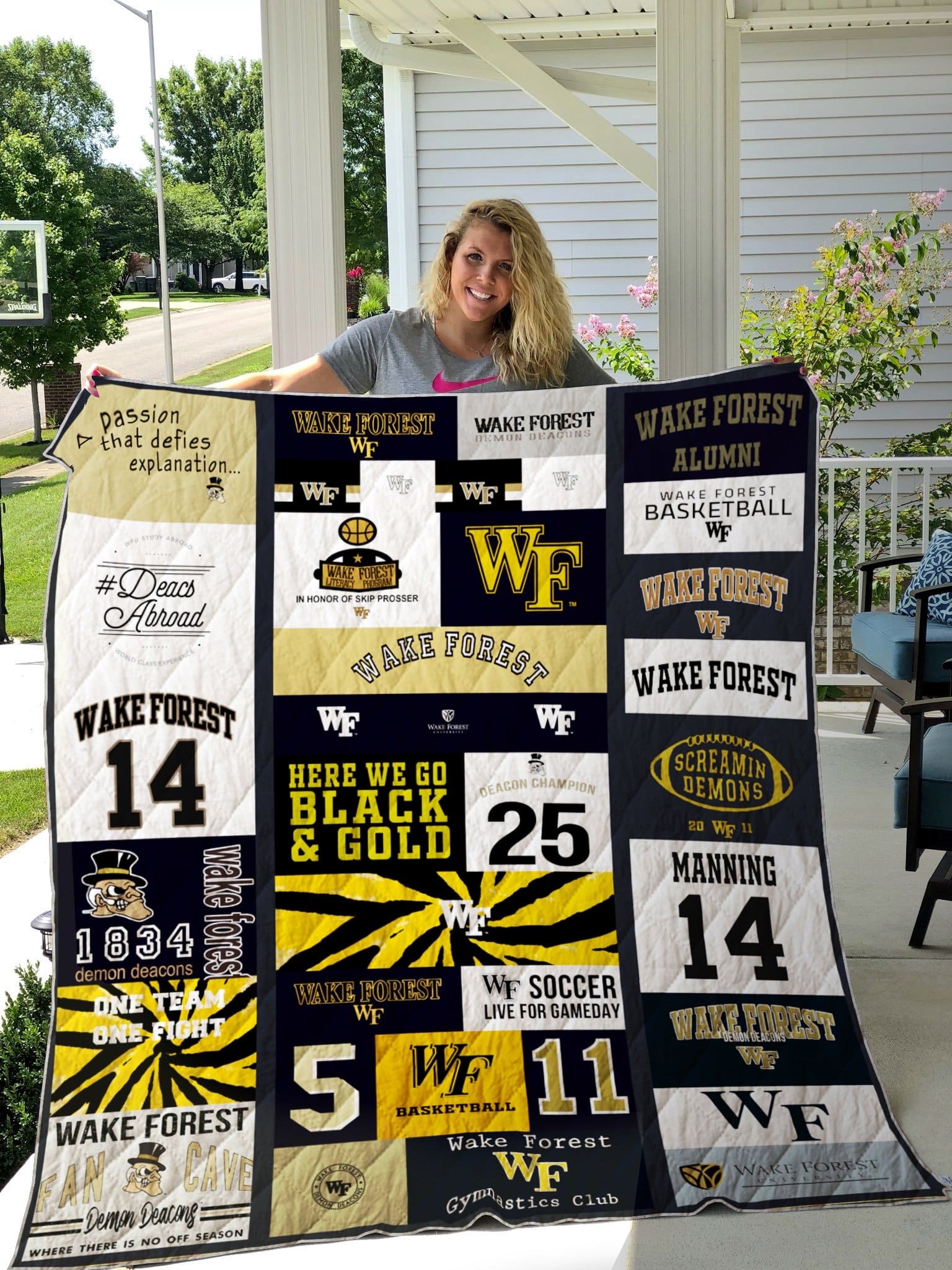 Wake Forest Demon Wf Blanket 1 Wake Forest Demon Wf Blanket