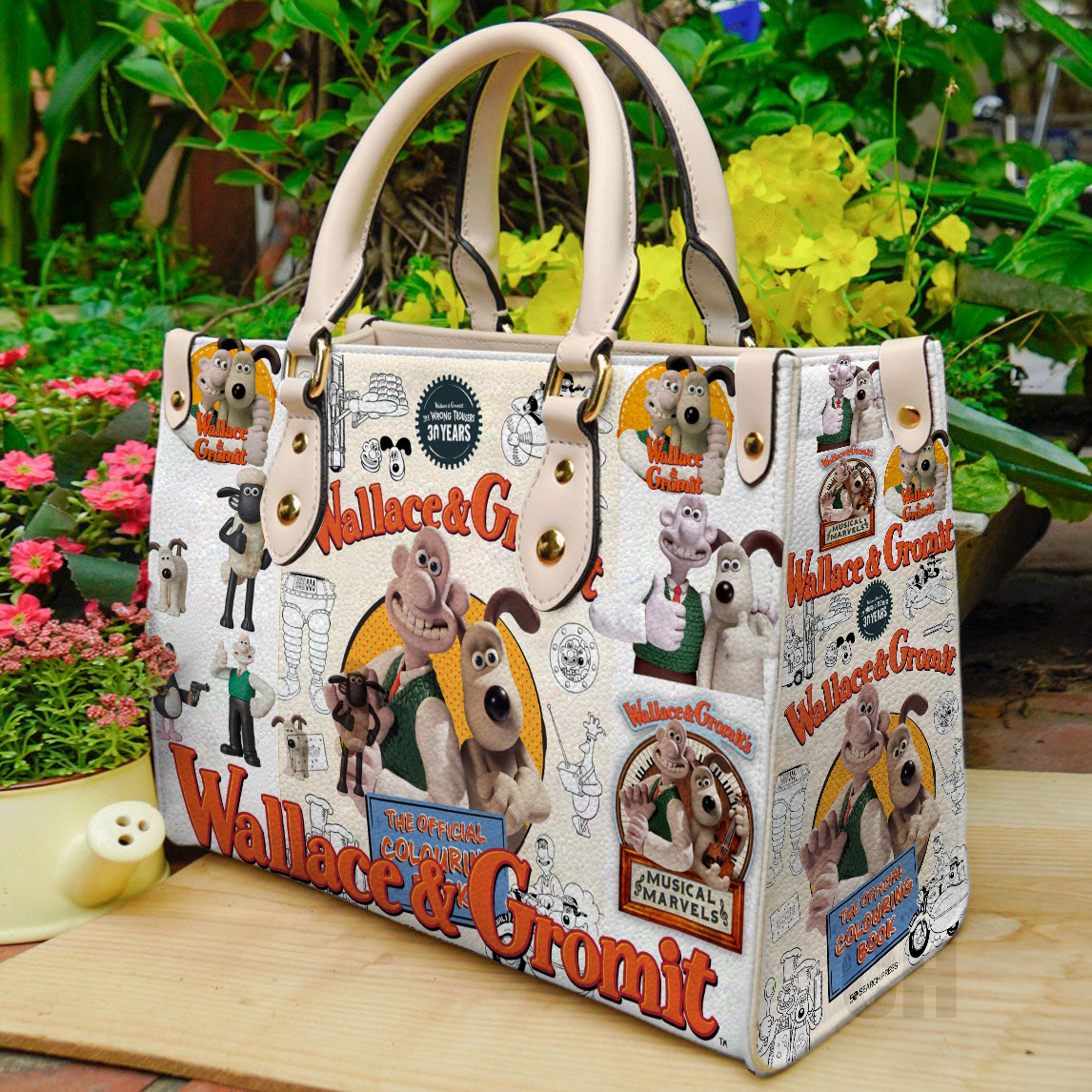 Wallace And Gromit Leather Handbag 1 Wallace And Gromit Leather Handbag