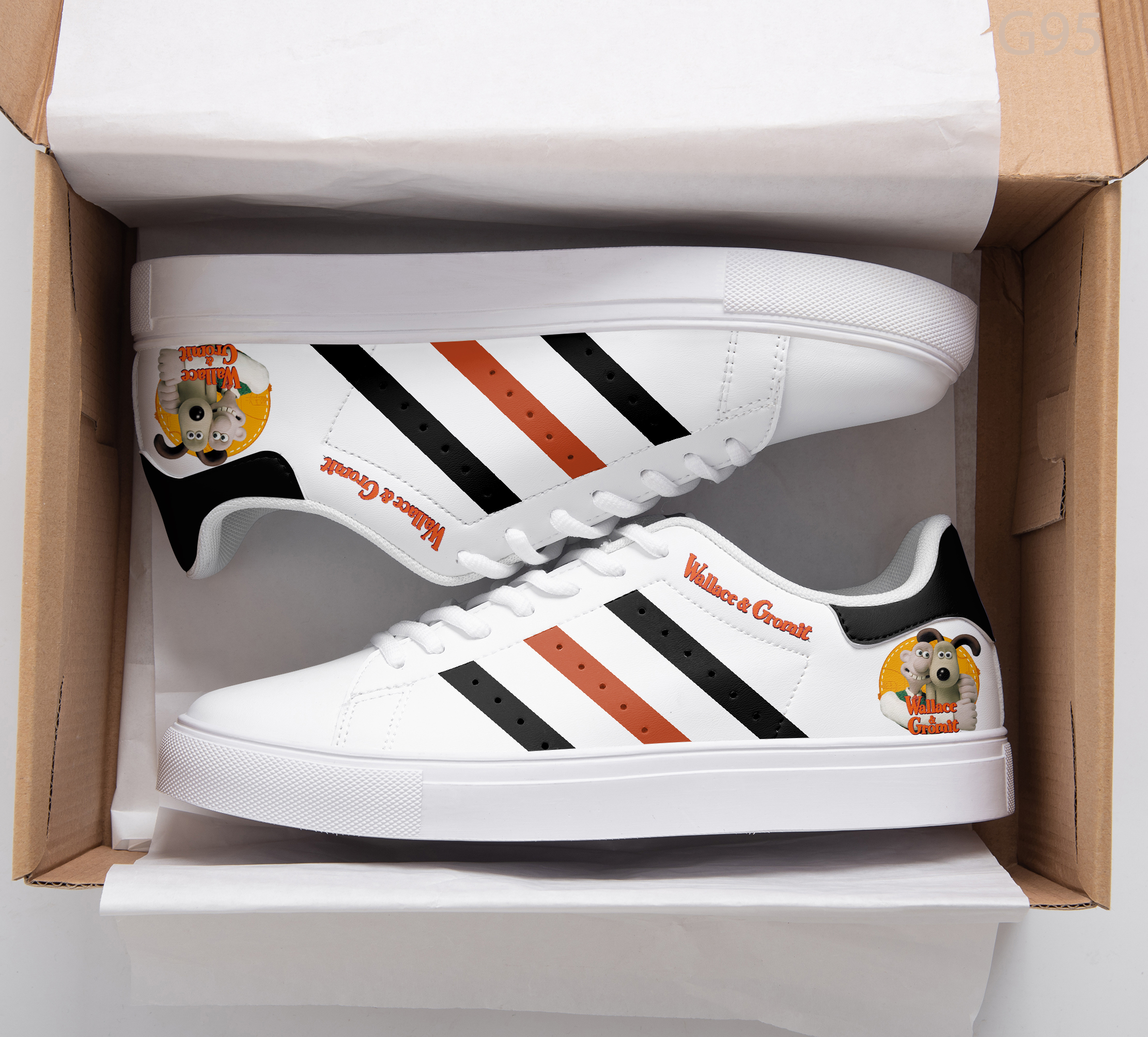 Wallace And Gromit Stan Smith Shoes Mix Shoes 1 Wallace And Gromit Stan Smith Shoes Mix Shoes