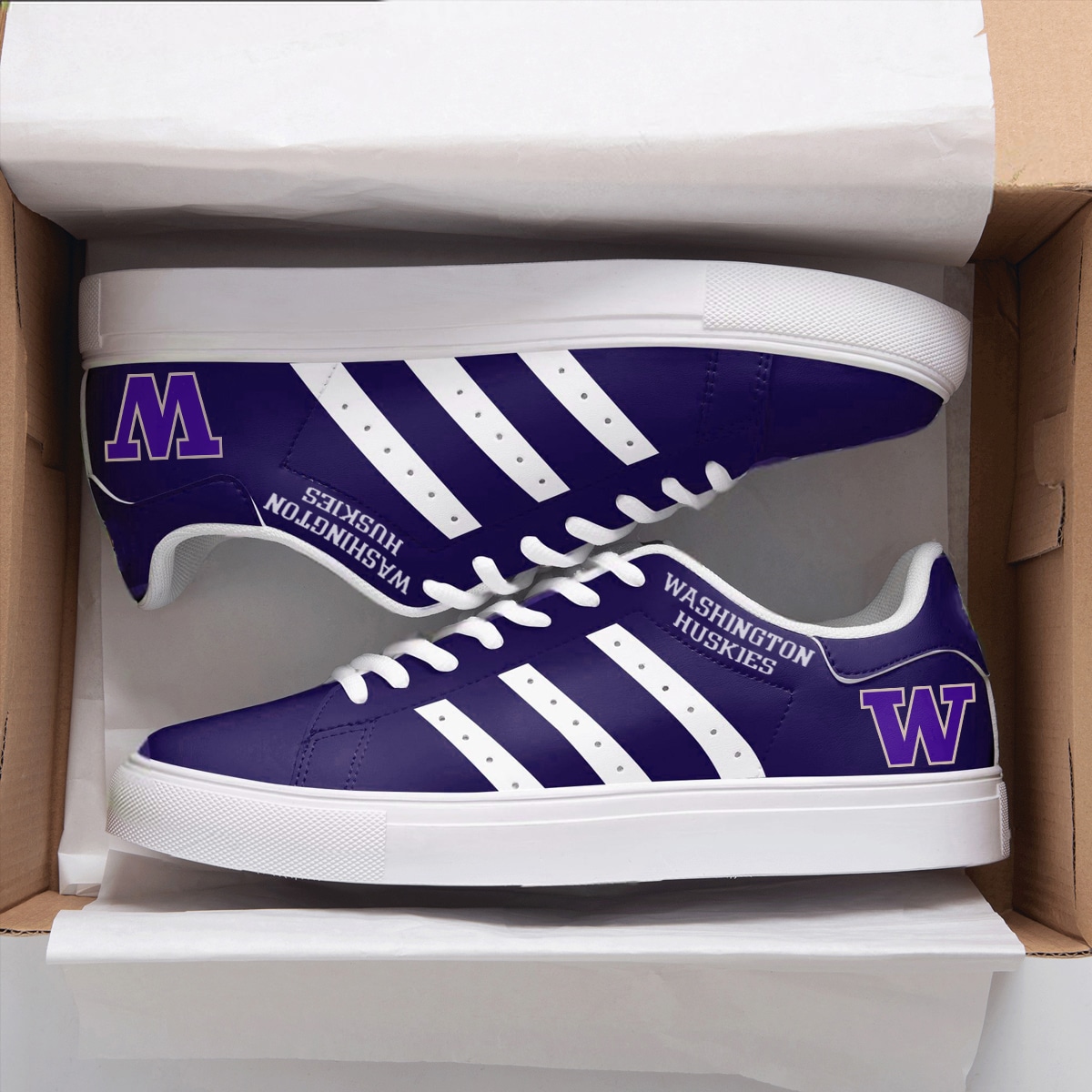 Washington Huskies Lover Stan Smith Shoes 1 Washington Huskies Lover Stan Smith Shoes