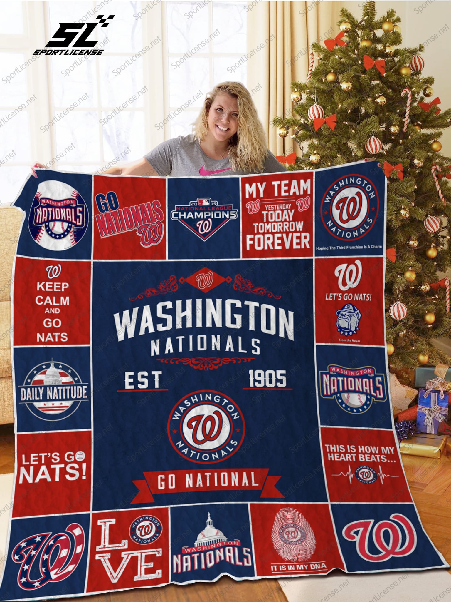 Washington Nationals Blanket 1 Washington Nationals Blanket