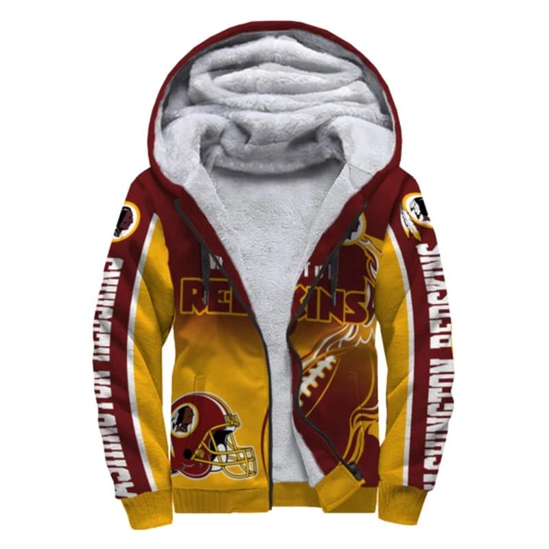 Washington Redskins A1 Fleece Jacket 1 Washington Redskins A1 Fleece Jacket