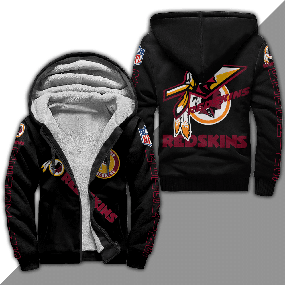 Washington Redskins Lover Fleece Jacket 1 Washington Redskins Lover Fleece Jacket